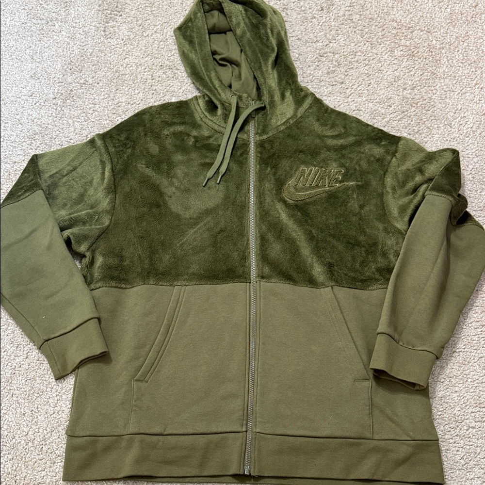 Nike Forest Green Fleece Hoodie